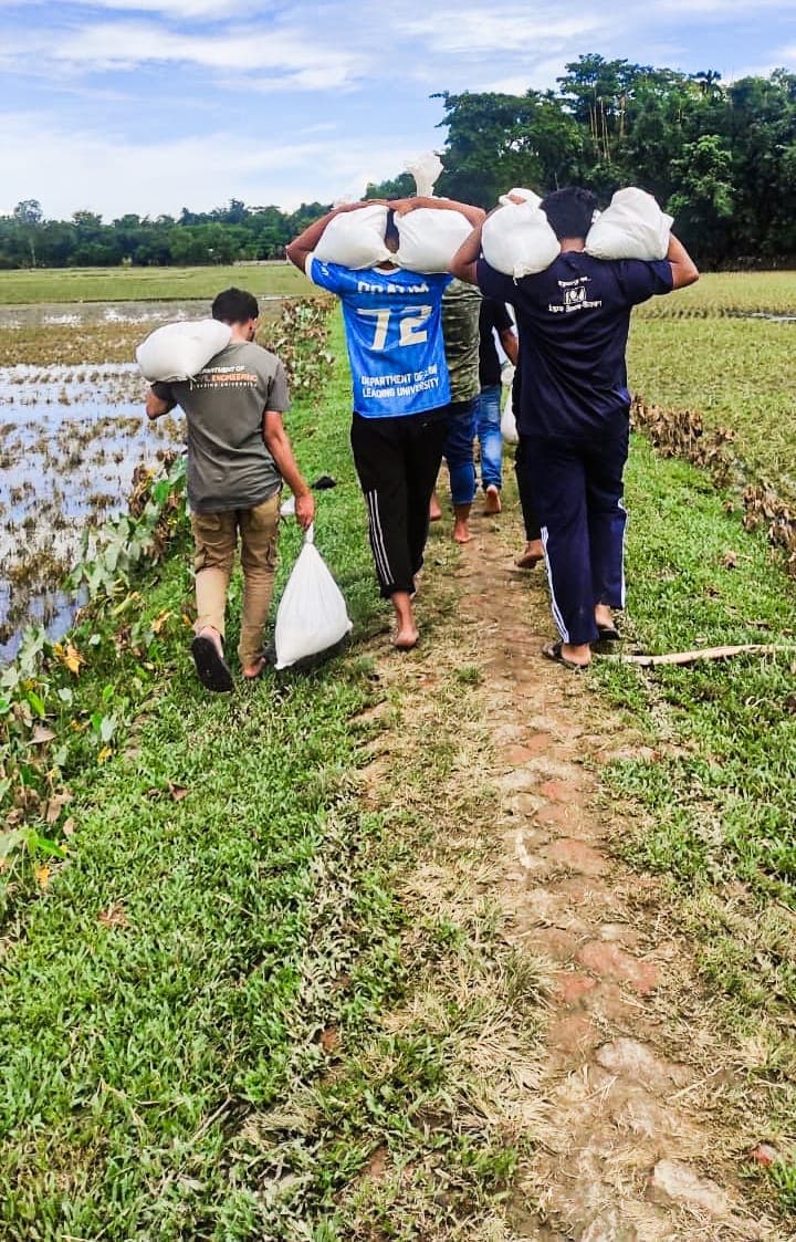 Relief supplies distribution