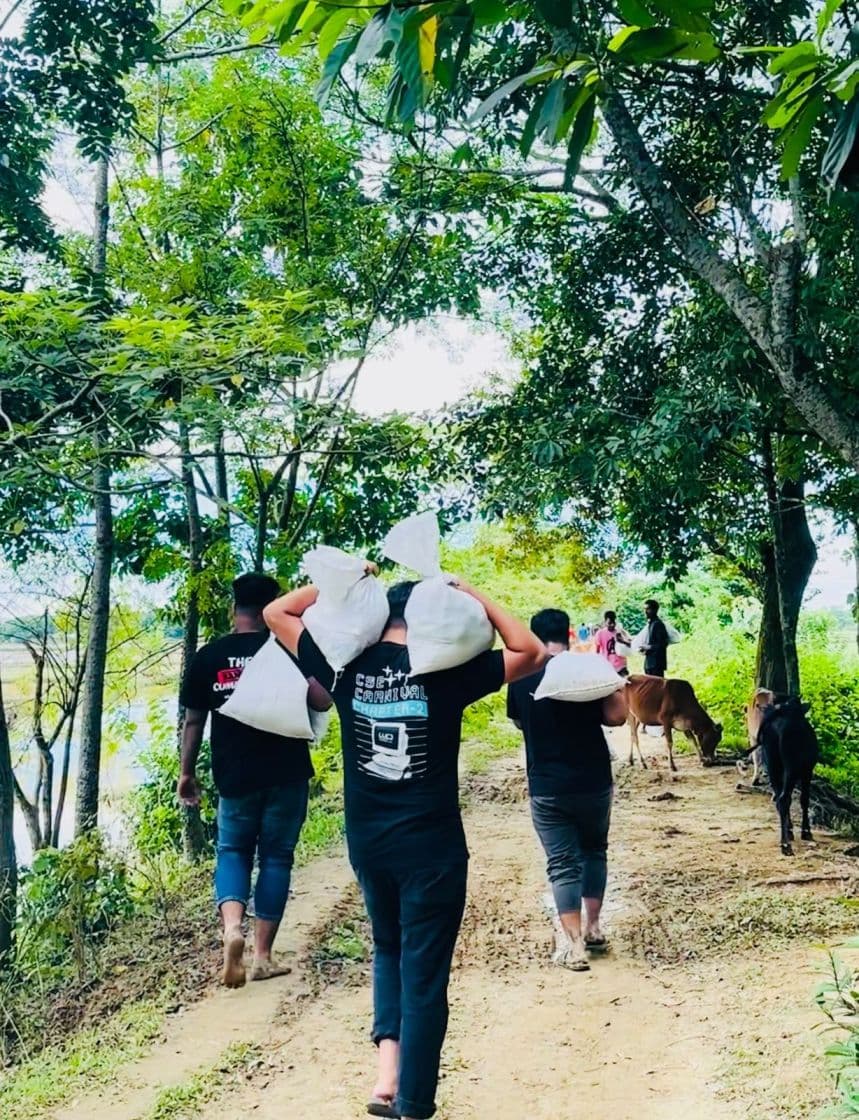 Volunteer team effort